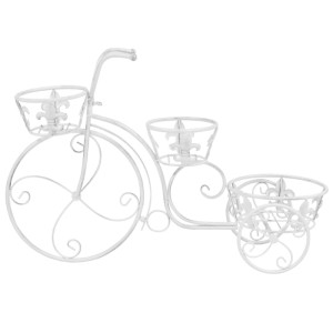 vidaXL Blumentreppe Fahrradform Vintage-Stil Metall 245931