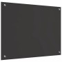 vidaXL Küchenrückwand Dunkelgrau 80 x 60 x 0,6 cm Gehärtetes Glas 42001243_6