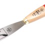 LUX Malerspachtel Flexibel, 40 mm breit, mit Holzgriff und Stahlblatt. Ideal zum Anbringen von Spachtelmasse.