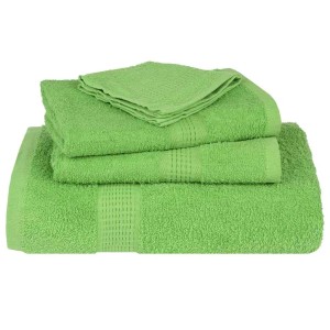vidaXL 12-Tlg Handtuch-Set Apfelgrün 360 g/m² 100% Baumwolle 137110