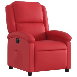 vidaXL Relaxsessel Elektrisch Rot Kunstleder 3204217
