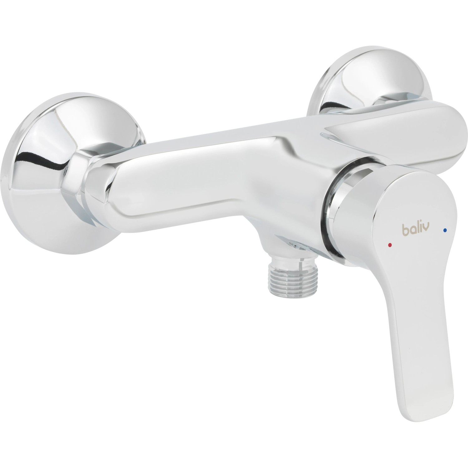 Chromfarbene baliv Duscharmatur DU-5750 mit Einhebelmischer für Dusche.