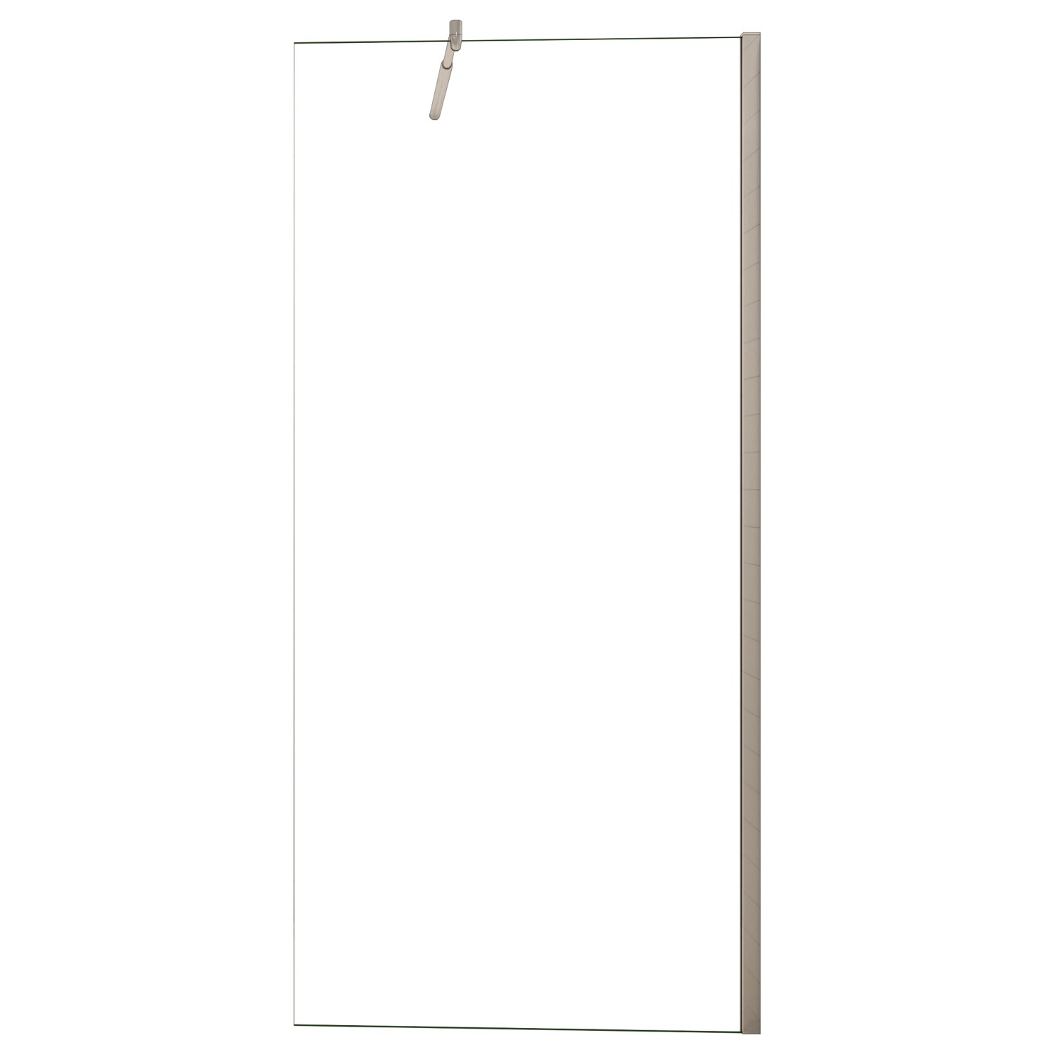 AICA Walk in Duschkabine B.70 x H.200cm Duschwand mit Flexiblen Stabilisato günstig online kaufen
