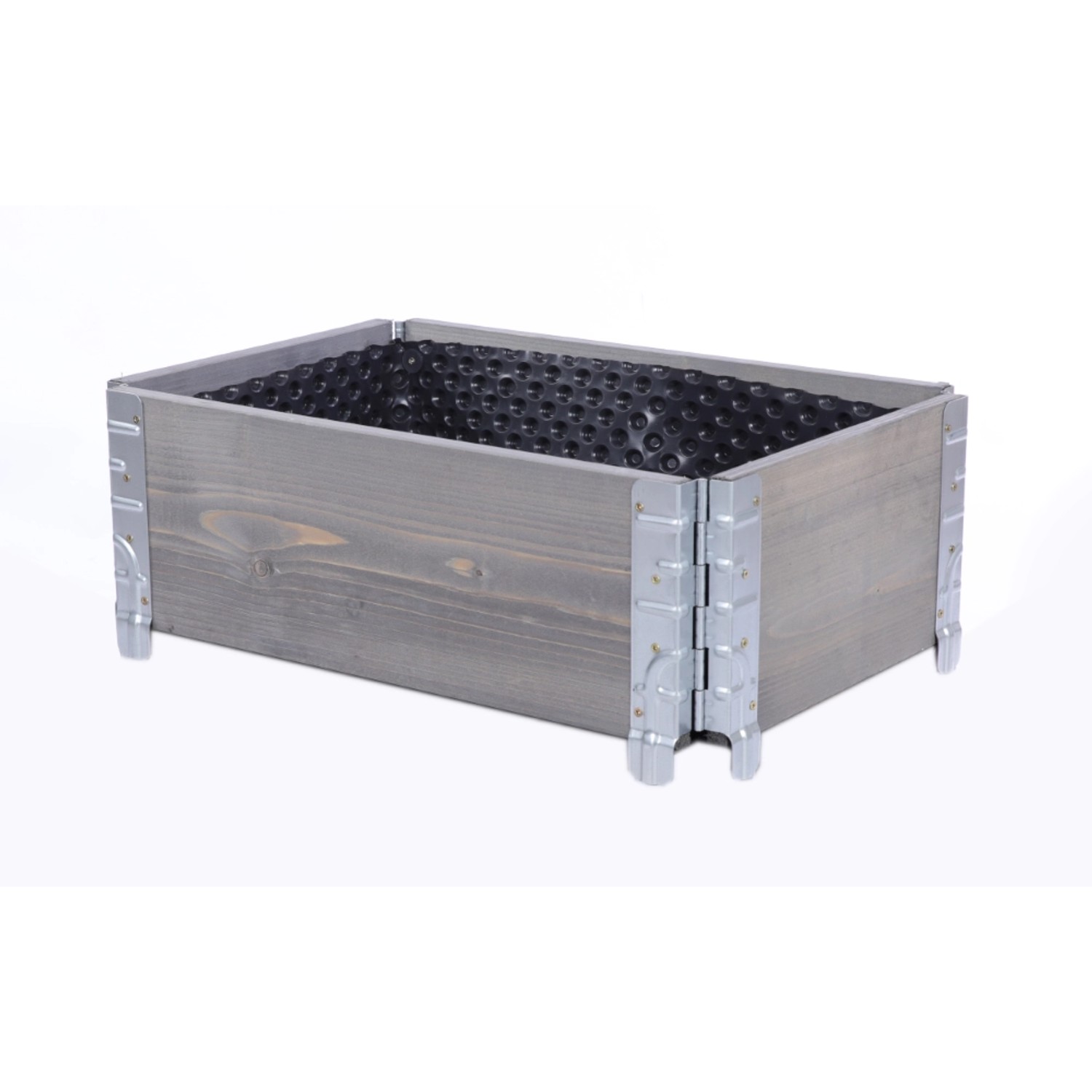 PROREGAL Hochbeetkisten GuardBox 20x60x40cm inkl. Luftfolie Grau günstig online kaufen