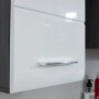 Trendteam Waschbeckenunterschrank LineSkinBD, weiß, 60 cm. Badmöbel mit Griff.