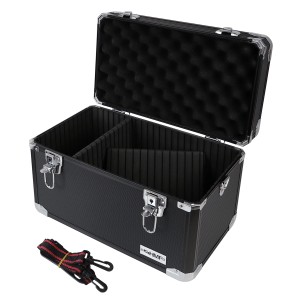 HMF 14801-02 Alu Transportkoffer Aufbewahrungskoffer Individuelle Facheinteilung 40 x 27 x 23 cm
