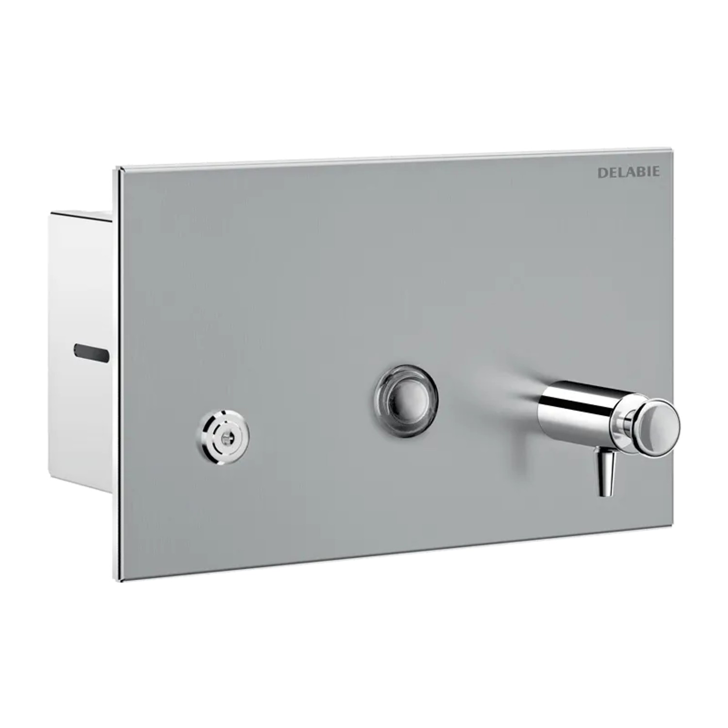 Delabie Unterputz-Flüssigseifenspender 1, Edelstahl 1.4301 sat