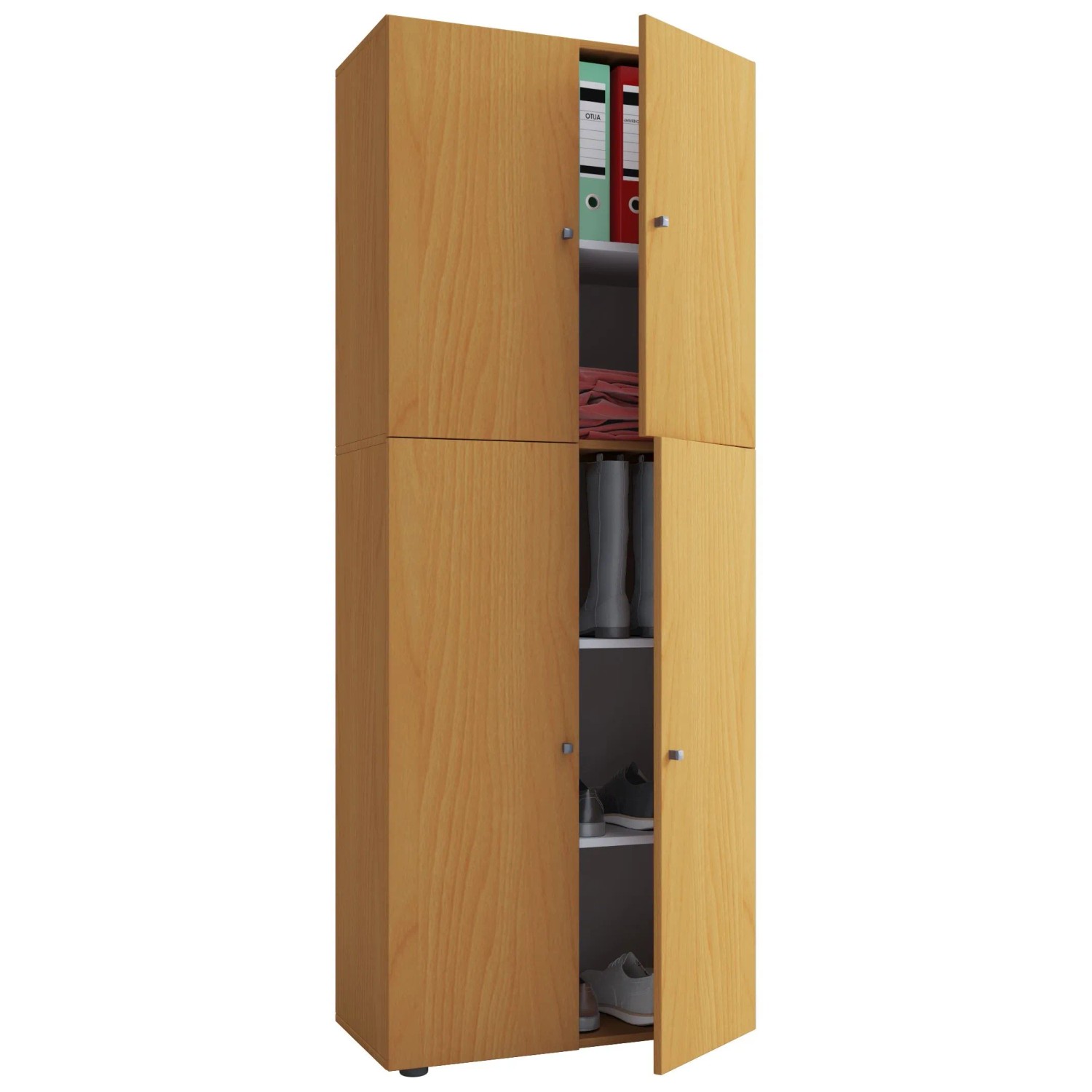 VCM Kleiderschrank Lona Buche