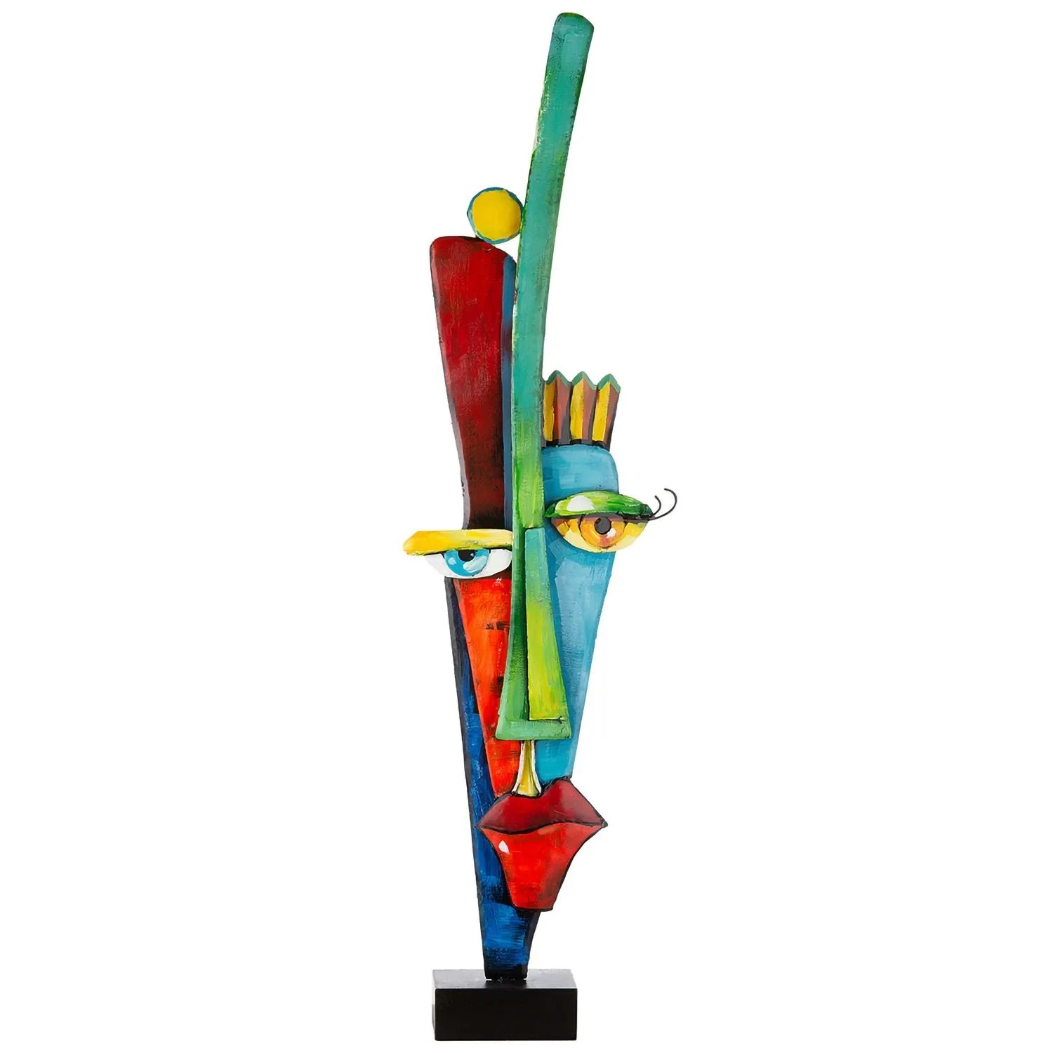 Gilde Skulptur Alta Fronte Mehrfarbig 101 cm x 28 cm