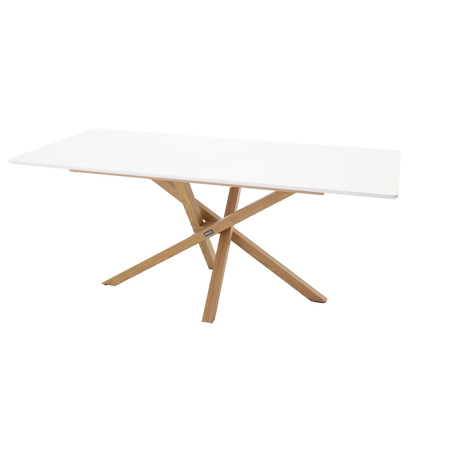 ebuy24 Piazza Esstisch 90x180 cm Weiß günstig online kaufen