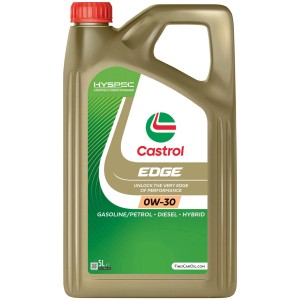 Castrol EDGE 0W-30 H 4A Motoröl, 5 Liter Gebinde für Benzin-, Diesel- und Hybridfahrzeuge.