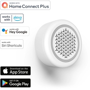 Hama Alarmsirene Smart WiFi, 97,4 dB, Weiß. Smarte Alarmanlage für mehr Sicherheit im Zuhause.