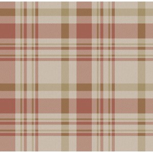 Sanders & Sanders Tapete Karomuster Terrakotta 53 Cm X 10 M - 640191