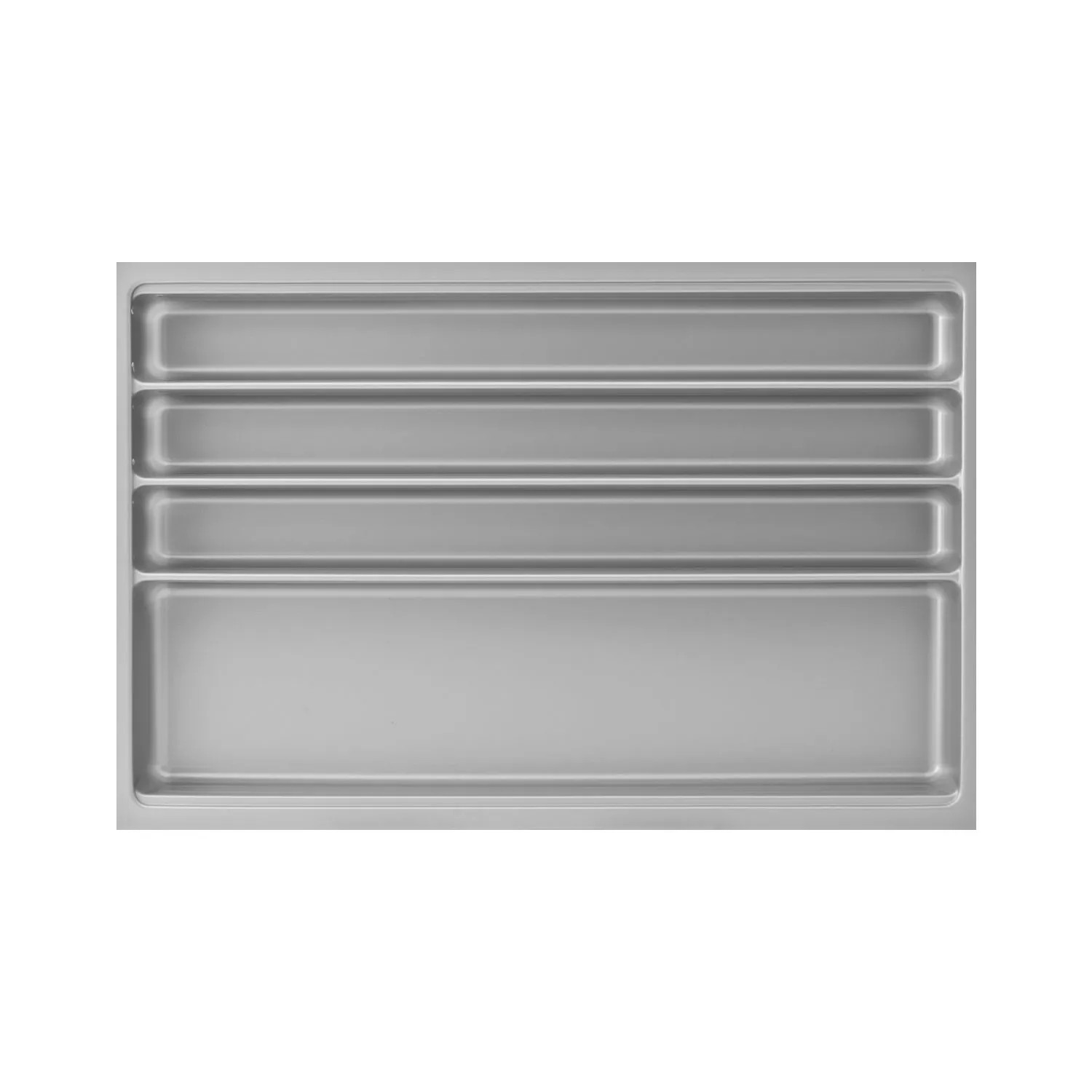 Agoform Besteckeinsatz Scoop-2 474x716x59mm Schubladeneinsatz Kunststoff Silber