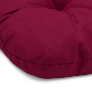 Beautissu Lisa Stuhlkissen, 40x40cm, rot, 4er-Set. Sitzkissen für Stühle und Gartenmöbel.