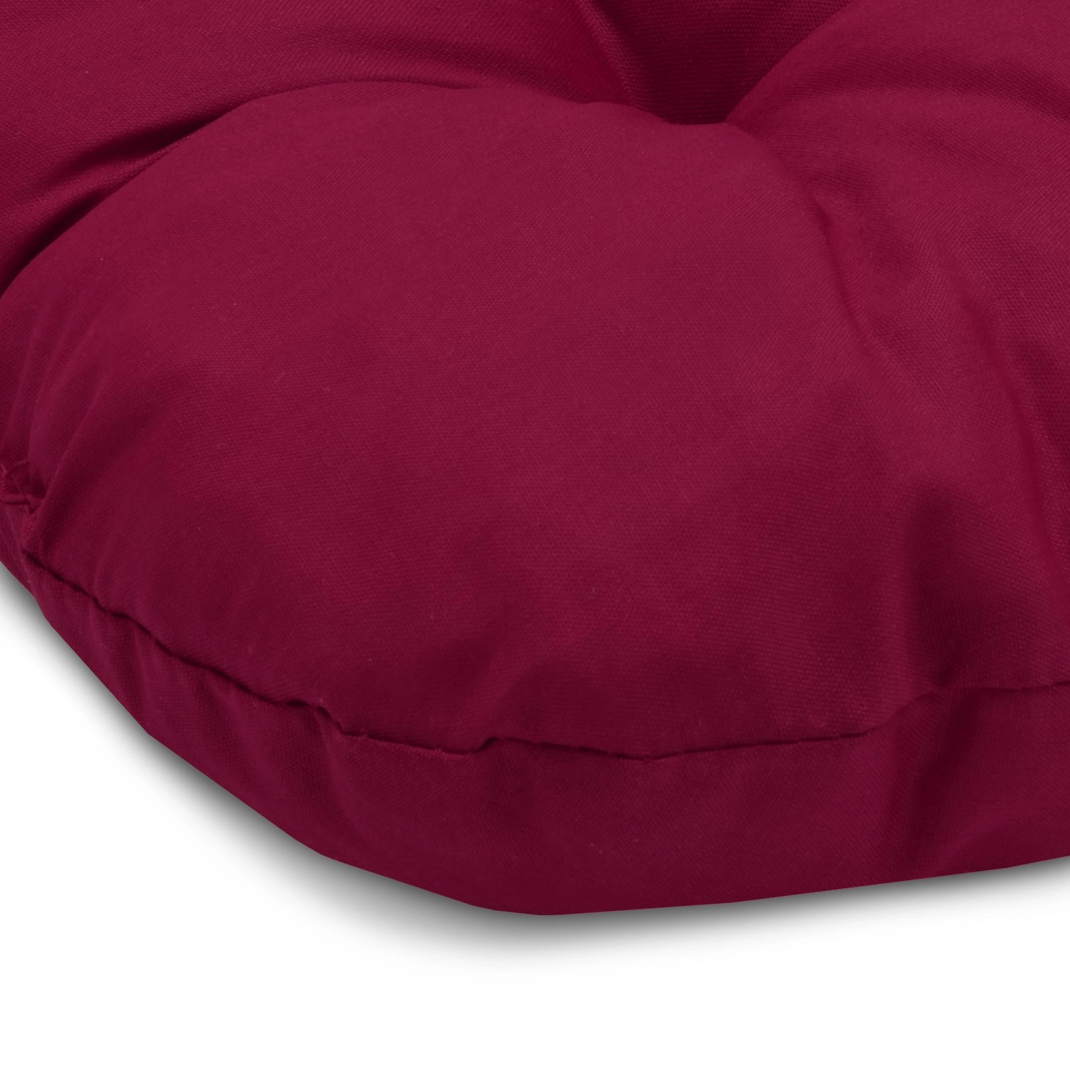 Beautissu Lisa Stuhlkissen, 40x40cm, rot, 4er-Set. Sitzkissen für Stühle und Gartenmöbel.