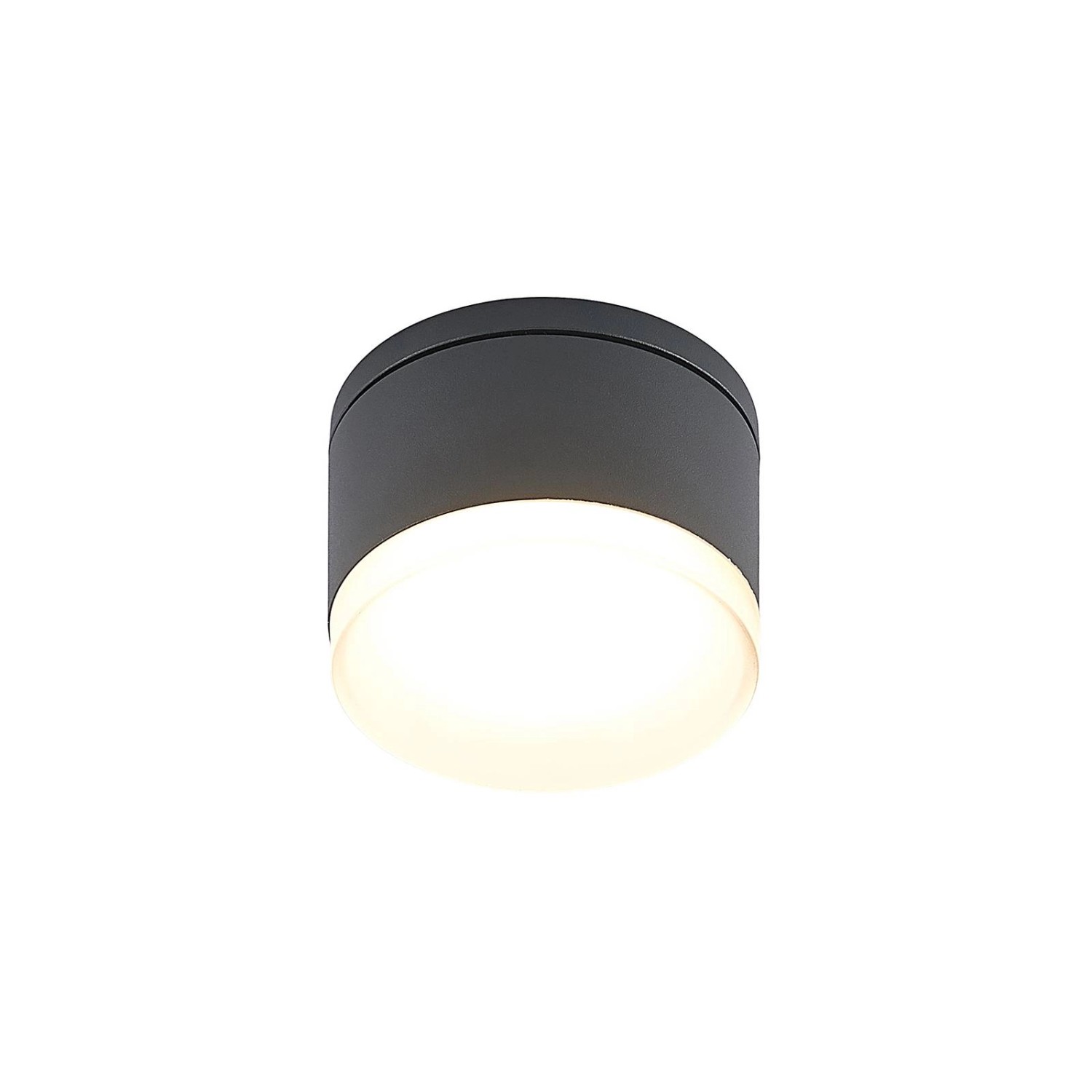 Lindby LED Deckenleuchten Mathea 9915003 Spritzwassergeschützt Modern in Sc günstig online kaufen
