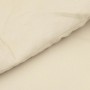 vidaXL Winterbettdecke Gepolstert Creme 140 x 220 cm Mikrofaser 42026151_5