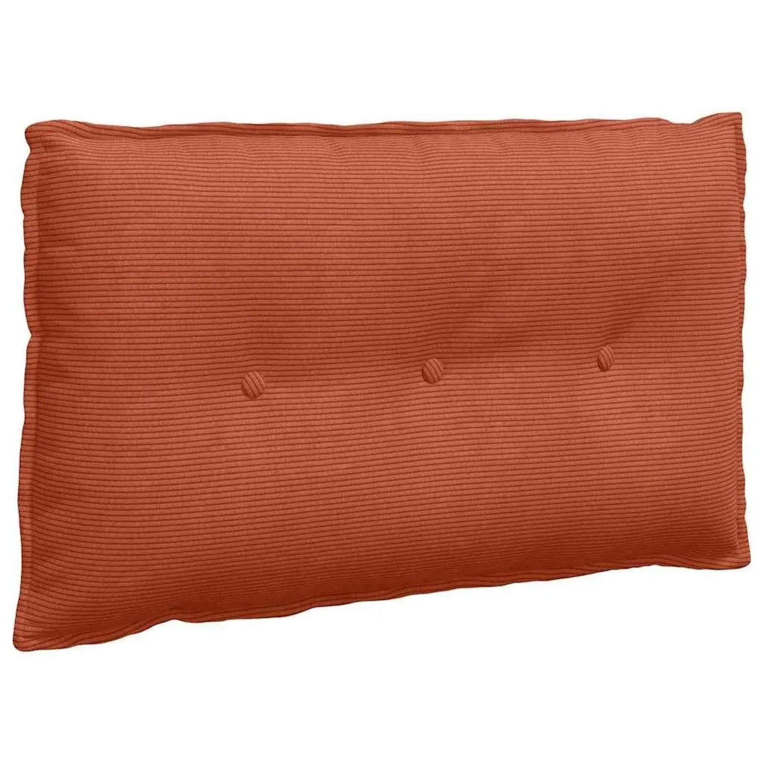 vidaXL Rückenkissen Rot-Orange 80 x 50 cm Cordstoff 42014743