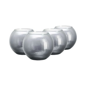 Ritzenhoff & Breker Elysia Windlicht 16 cm 4er Set Silber