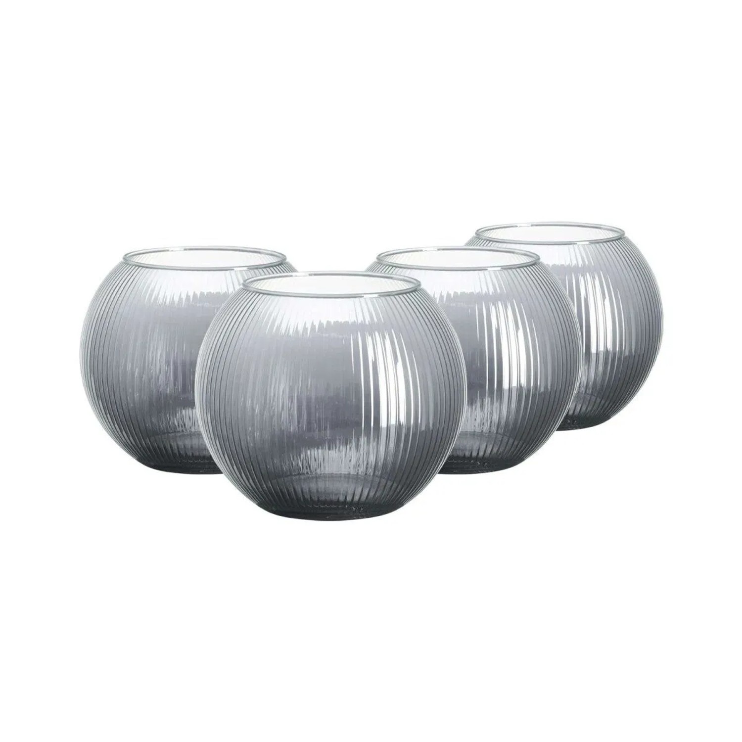 Ritzenhoff & Breker Elysia Windlicht 16 cm 4er Set Silber