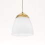 Orion Lampenschirm Susan, E27, Ø 16cm, Kegelform, Glas, für Lampen & Leuchten.