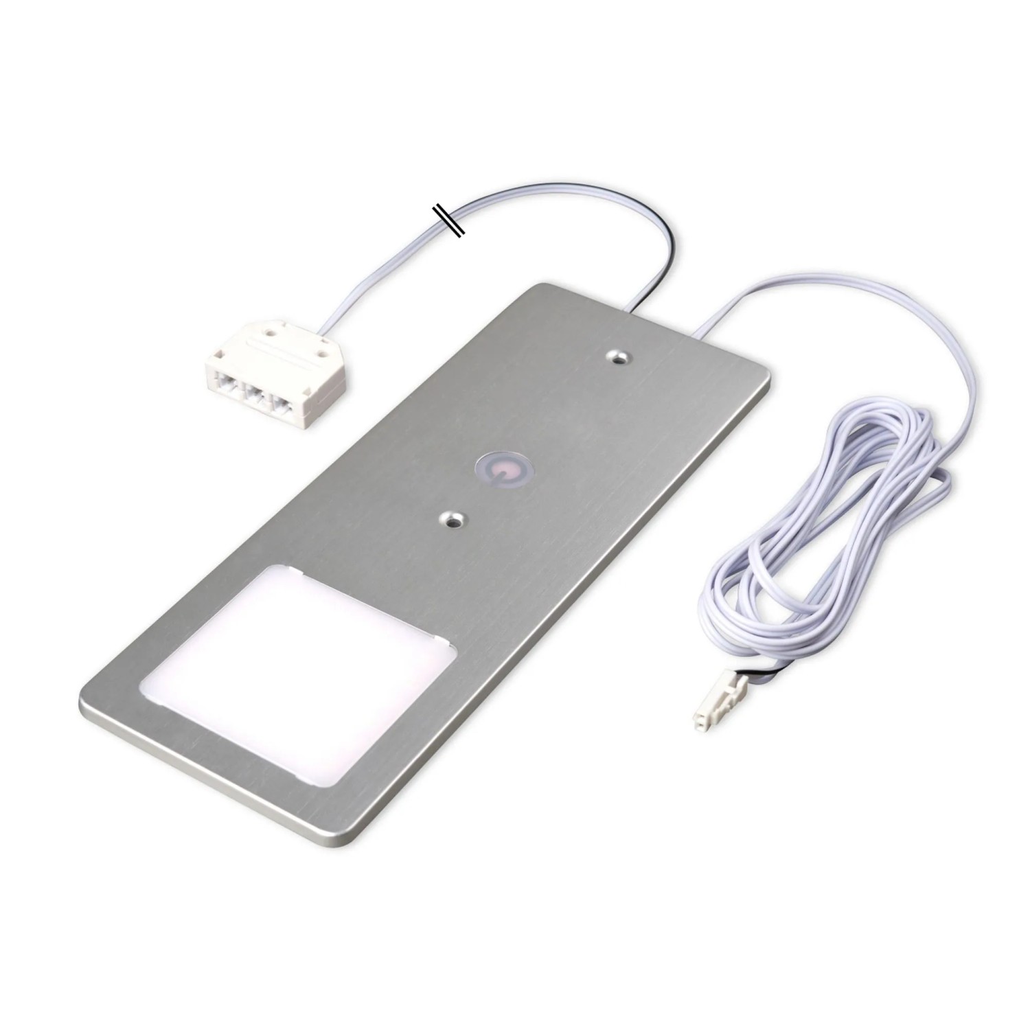 Kalb LED Unterbauleuchte Silber, 5W, mit Touchdimmer, 4er Set. Flache Küchenleuchte für optimale Ausleuchtung.
