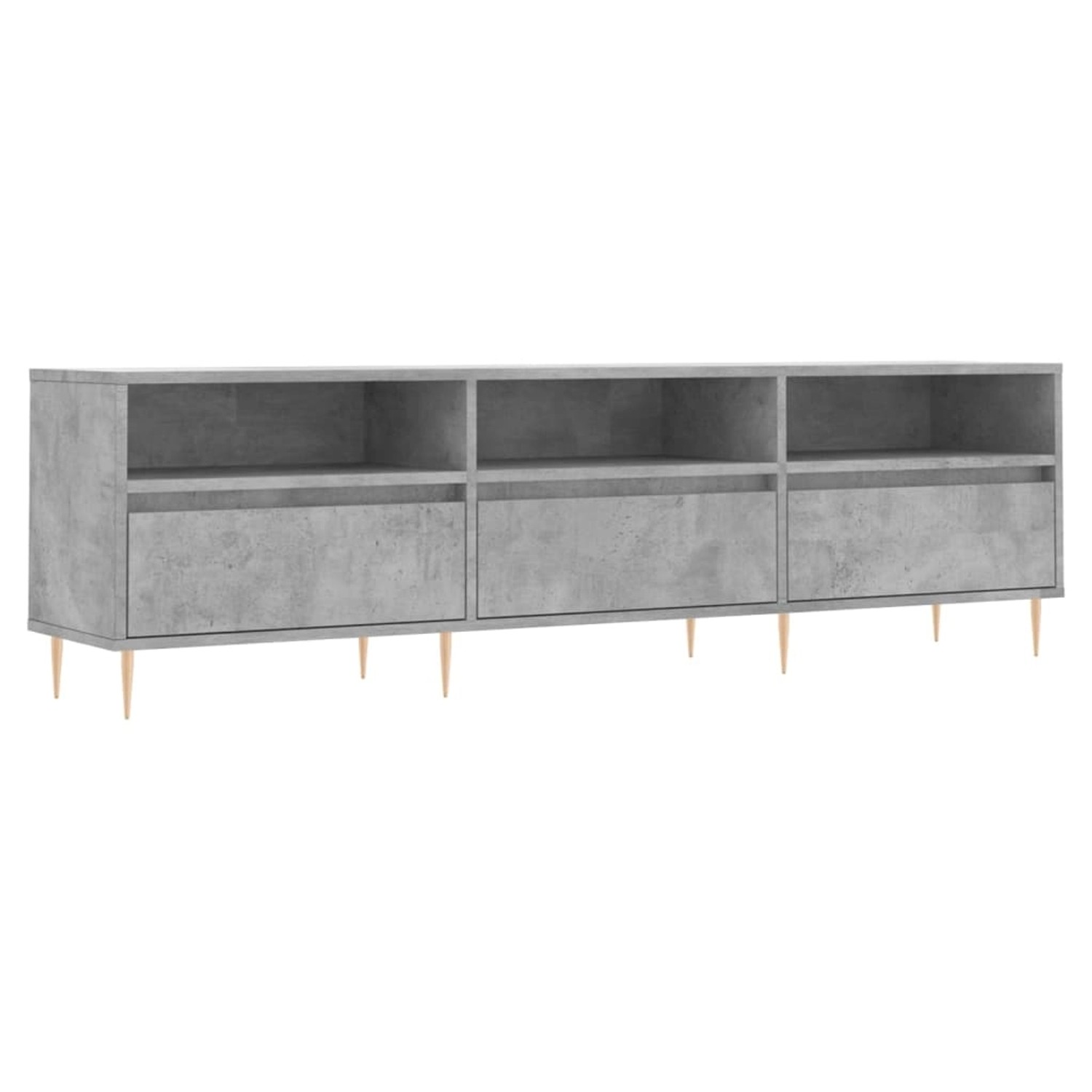 VidaXL TV-Schrank Betongrau 150x30x44,5 cm Holzwerkstoff  Modell 8 günstig online kaufen