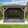 Westmann Moskitonetz 4er-Pack für Pavillon, schützt vor Insekten.