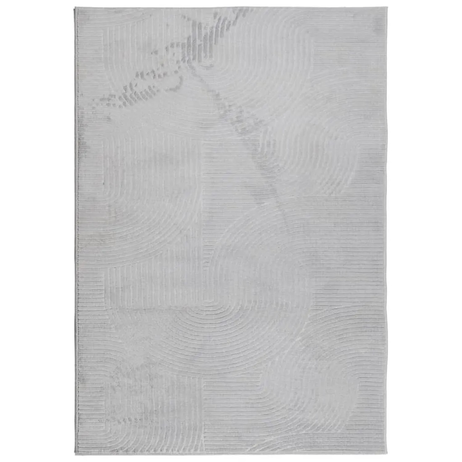 vidaXL Teppich IZA Kurzflor Skandinavischer Look Grau 160x230 cm 375454 günstig online kaufen