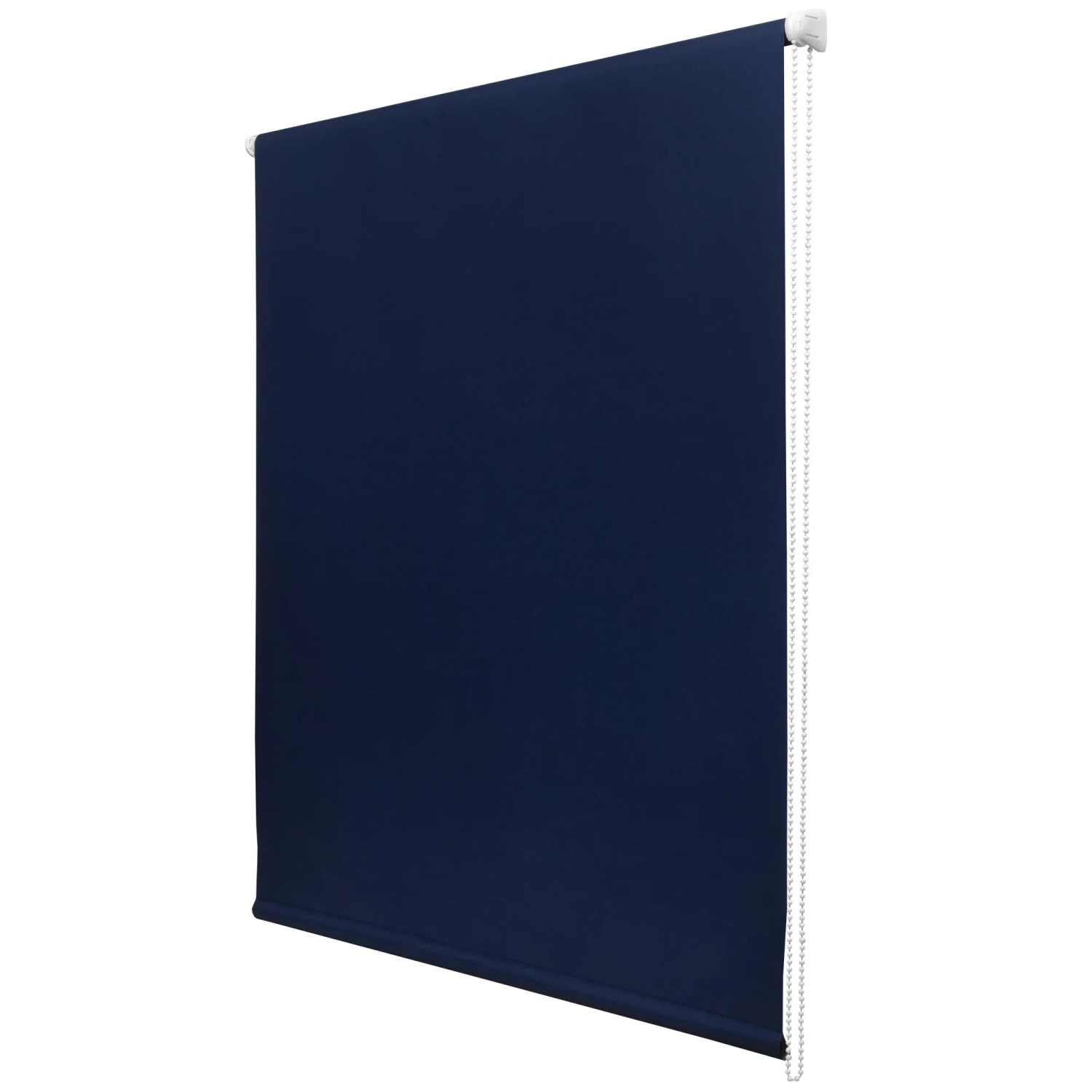 Dunkelblaues Sol Royal Thermorollo SolReflect T42, 110x160cm, für Fenster, mit Kettenzug.