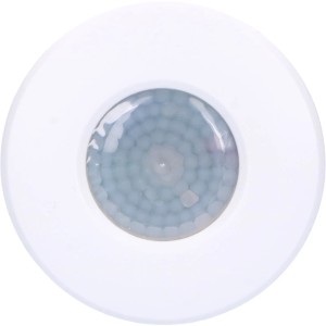 Weißer LED Decken-Bewegungsmelder 360° für Innenräume.