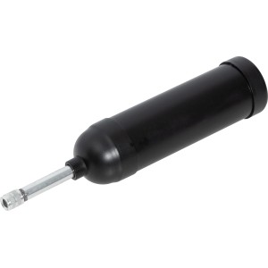 Schwarze LUX Stoßfettpresse, 125 ml, aus Metall für Kegel- und Kugel-Schmiernippel.