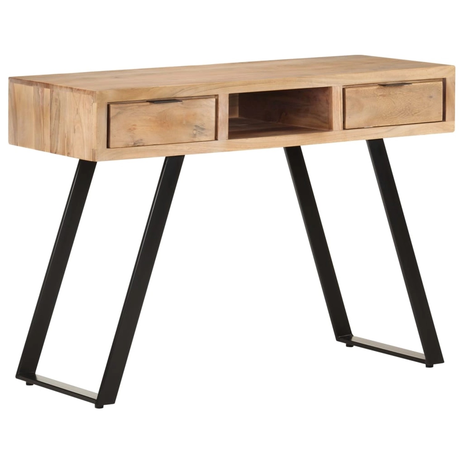 vidaXL Schreibtisch 107x45x79 cm Massivholz Akazie Lebendige Kanten 323523 günstig online kaufen