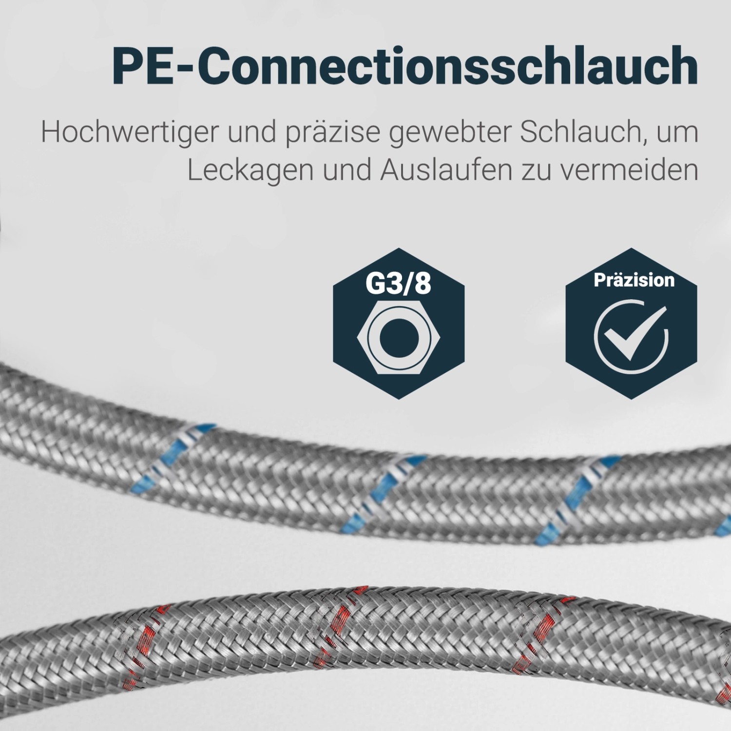AICA Wasserhahn Schwarz Küche Spültischarmatur 3-Wege mit Trinkwasserfilter 2-Hebel Design für Doppelspülen 360° Schwenkbar_9