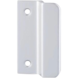 Weißer Balkontürgriff Muschel aus Aluminium, Zubehör für Fenster.