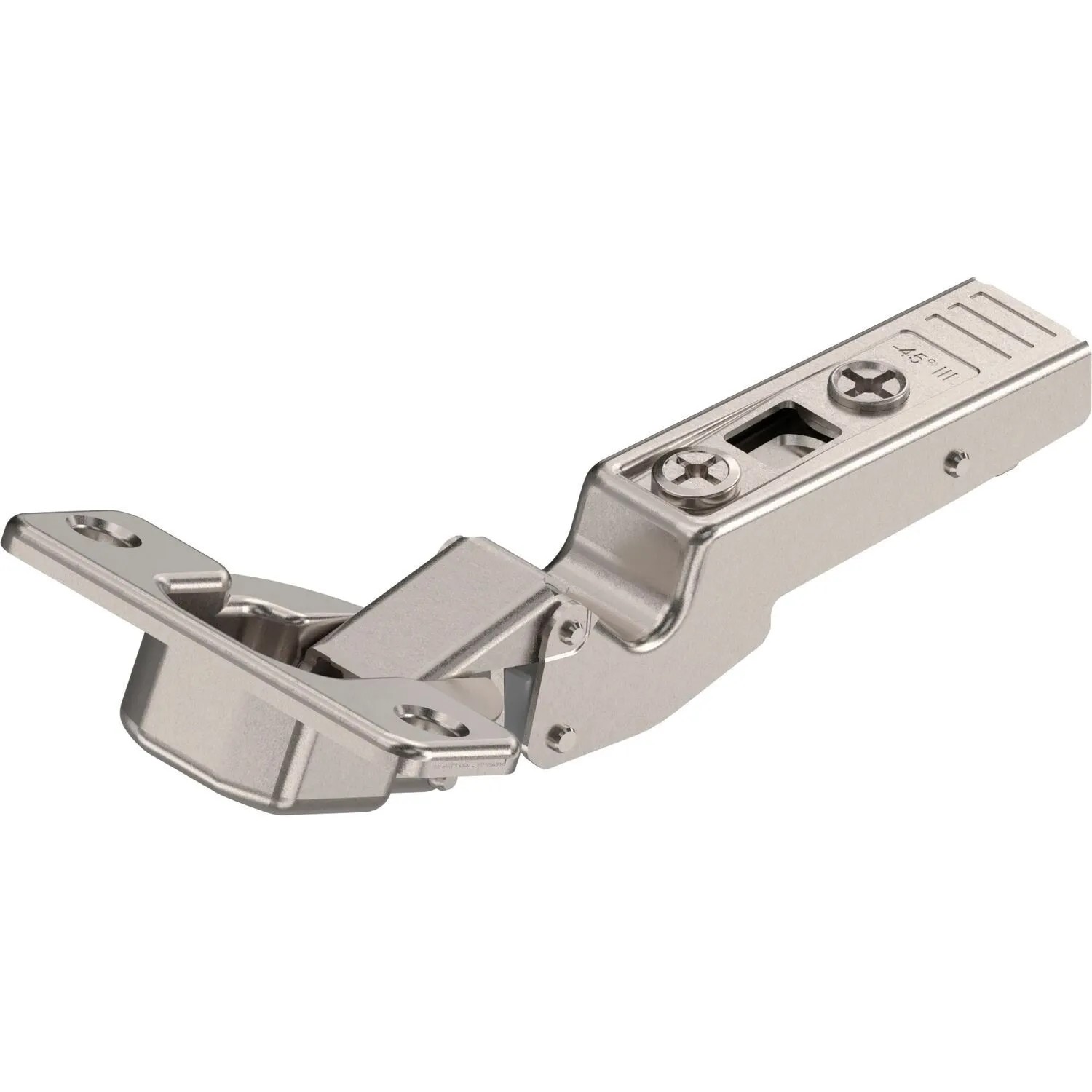 Blum Winkelscharnier Clip Top -45 Grad ohne Feder Schrauben