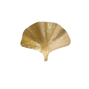 Orientalische Wandleuchte Louka aus Messing, goldfarbene Lampe für stimmungsvolle Beleuchtung.