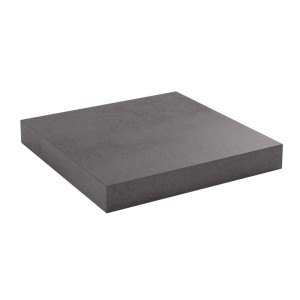 Dunkelgraue Platte in Beton-Optik, Teil des Impuls Küchen Hauswirtschaftsmoduls. Robustes Element für Hauswirtschaftsraummöbel.