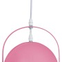 Pinke Näve Pendelleuchte Colorado, ca. 25 cm Durchmesser. Moderne Hängelampe für den Innenbereich.