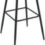 DELUKE Barhocker SYDNEY Blau Stoff Barstuhl Mit Lehne Tresenhocker Tresenstuhl_7