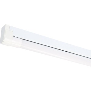 Graue LED-Unterbauleuchte, 150 cm, 24 W, ideal für Arbeitsplatz, Garage oder Keller.