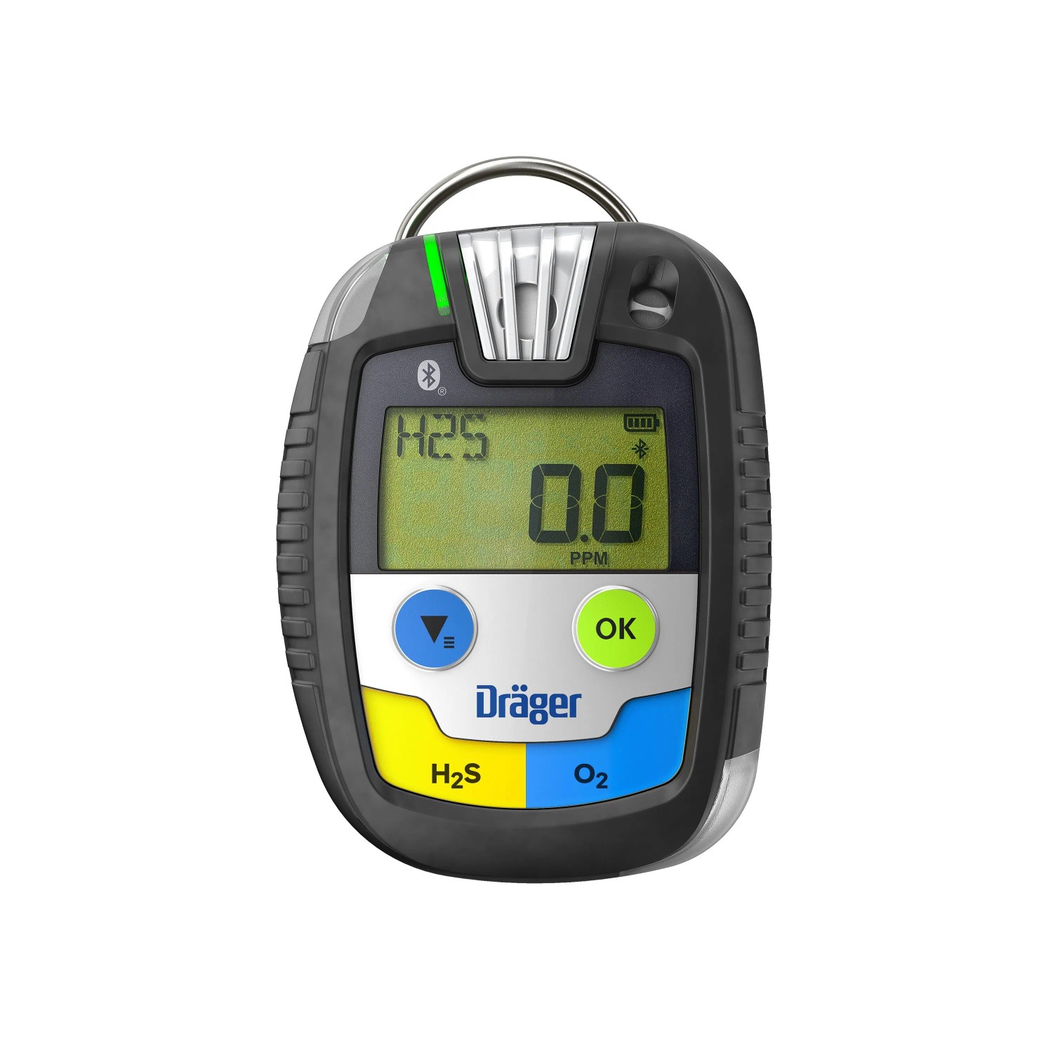 Dräger Pac 8500 für Schwefelwasserstoff und Sauerstoff H2S O2 Schwarz