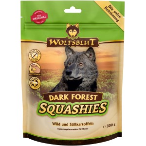 Wolfsblut Squashies Dark Forest Hundesnack, getreidefrei mit Wild & Süßkartoffel, 300g Packung.