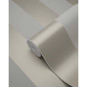 Origin Wallcoverings Vliestapete mit Streifen in Taupe, 53cm breit.