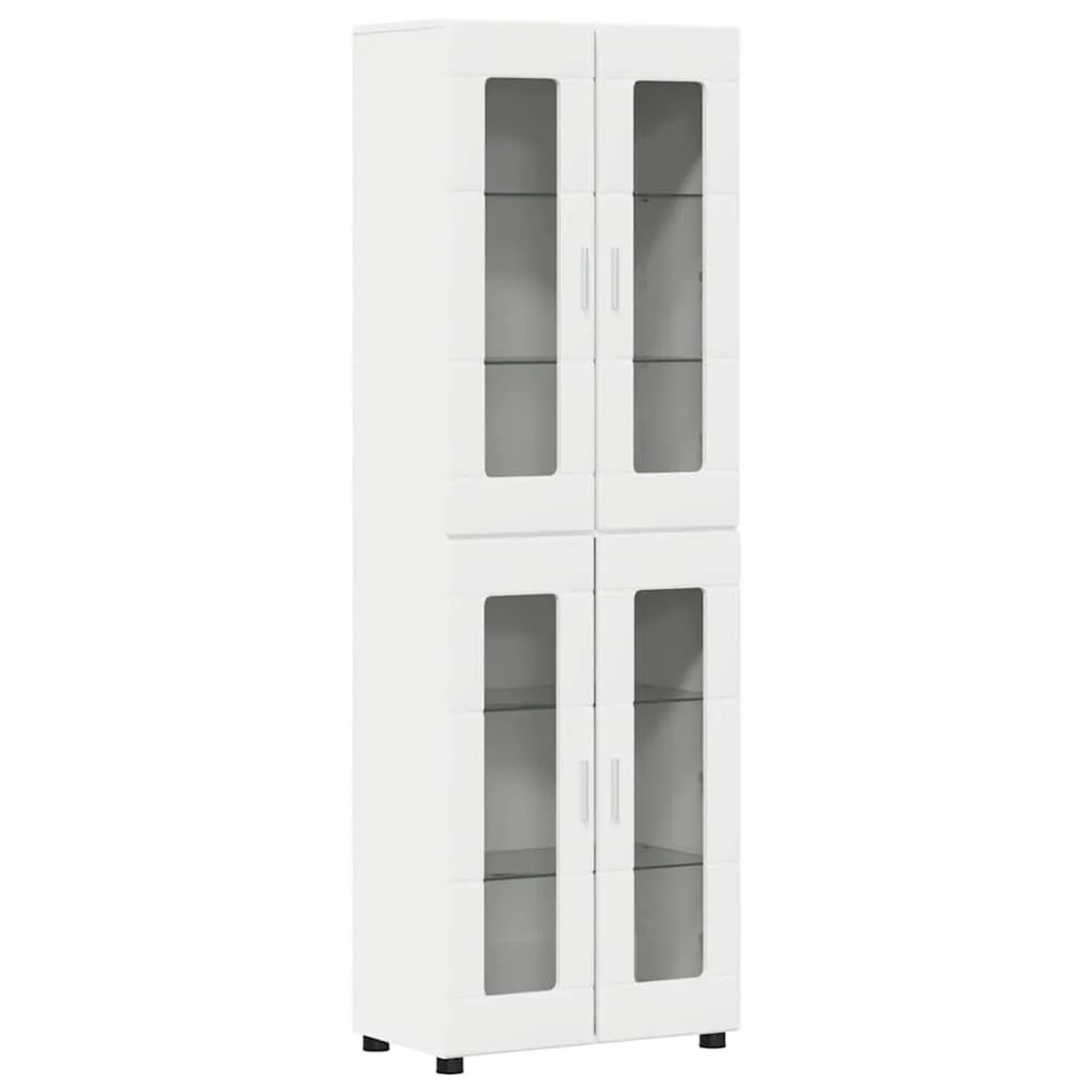 vidaXL Highboard mit Regal FLORIN Weiß 60 x 35 x 182 cm Holzwerkstoff 3397904