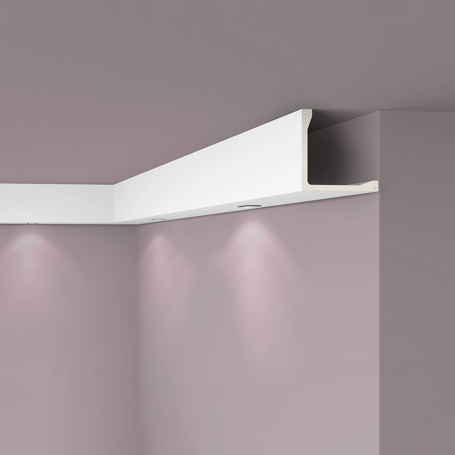 NOEL & MARQUET NMC L5 ARSTYL Abdeckleiste Zierleiste Eckleiste Stuckleiste 2 m 200 cm x 20 cm x 20 cm Weiß