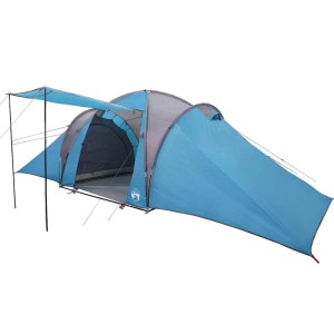vidaXL Kuppel-Familienzelt 6 Personen Blau Wasserdicht 4009432