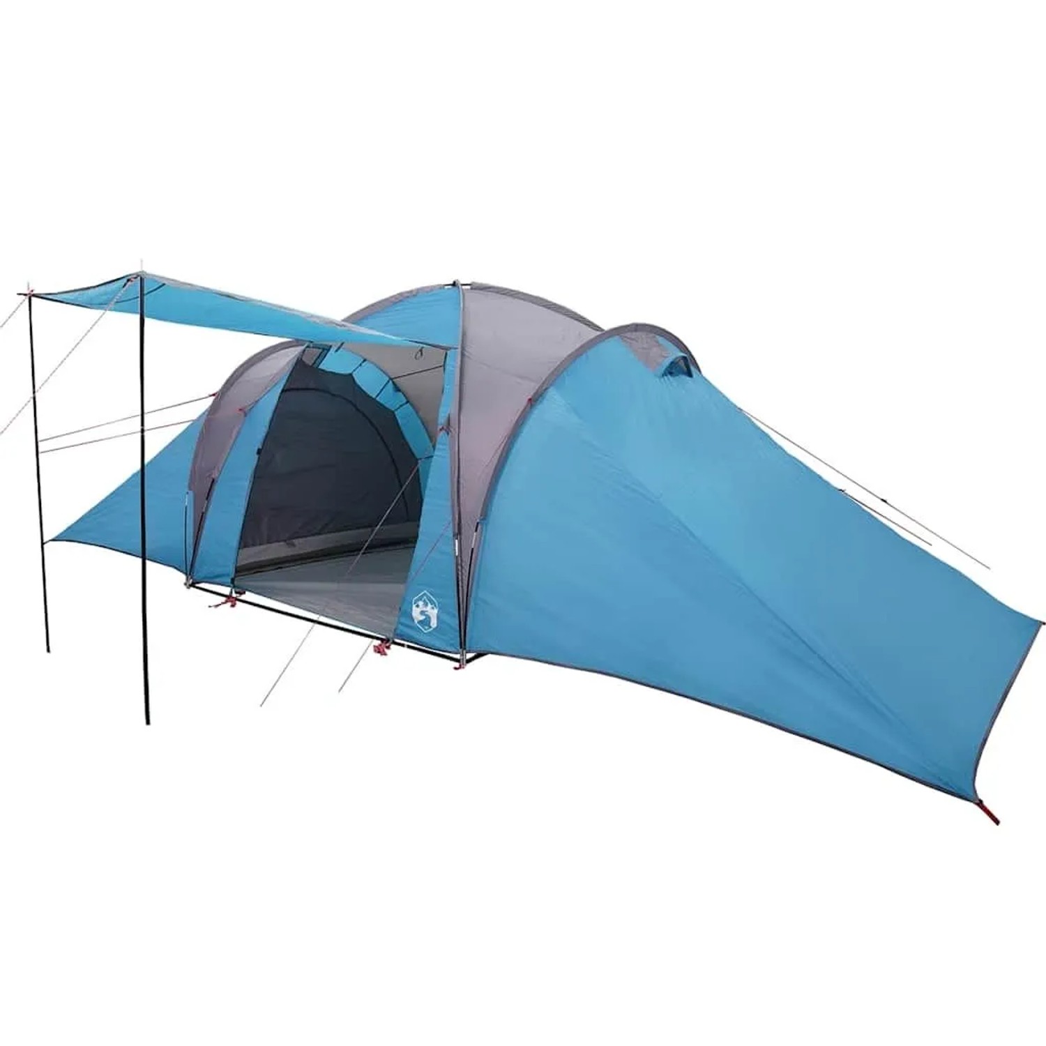 vidaXL Kuppel-Familienzelt 6 Personen Blau Wasserdicht 4009432