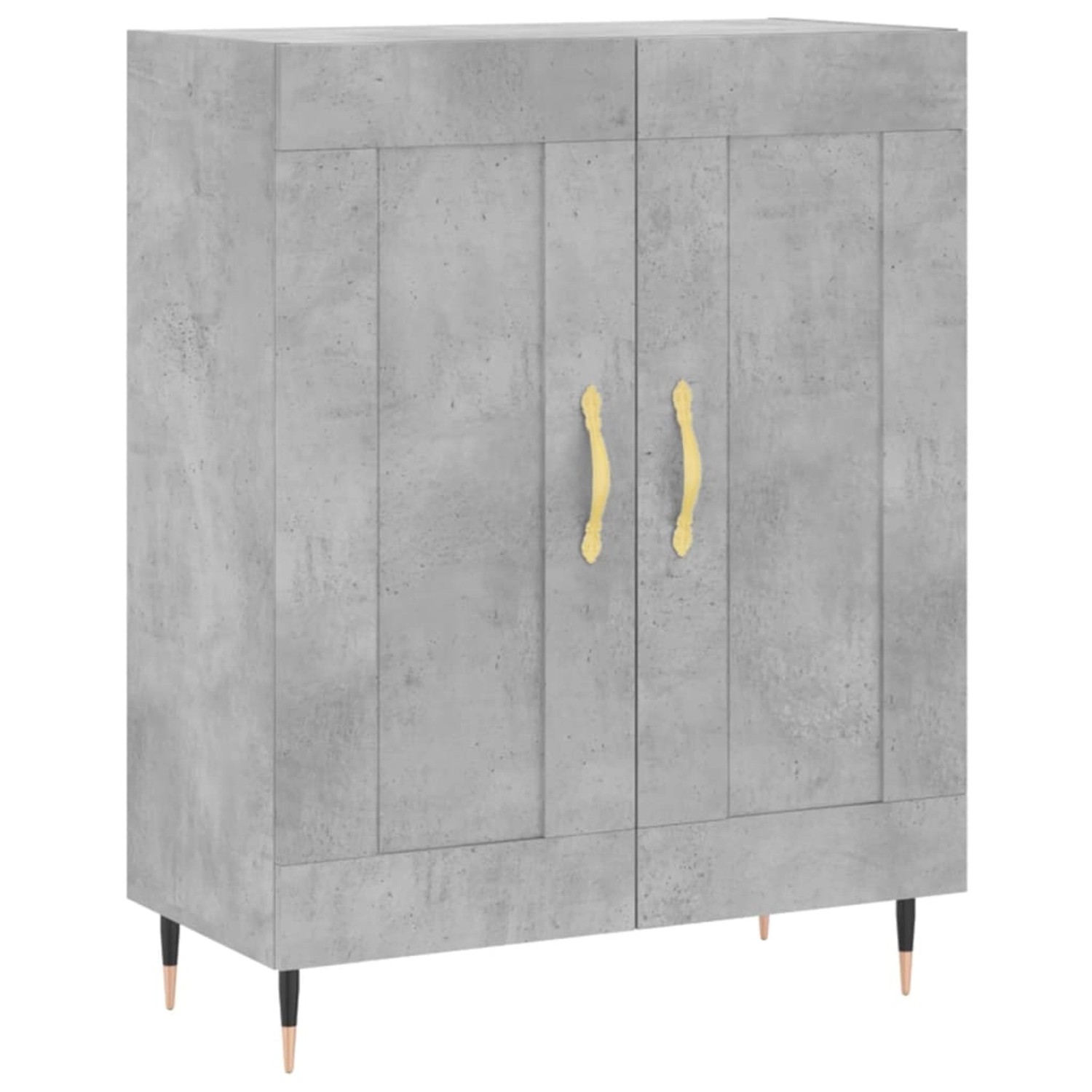 vidaXL Sideboard Betongrau 69,5x34x90 cm Holzwerkstoff 830176 günstig online kaufen